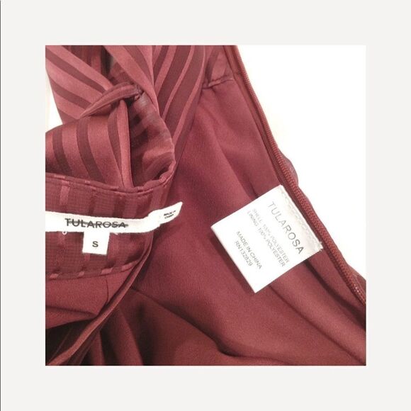 Tularosa Sheer Lace Wide Leg Belted Lace Hem Pants Size Small - Picture 6 of 8